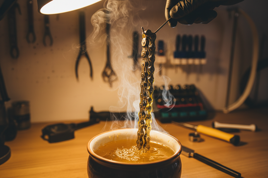 Why Hot Melt Chain Wax Beats Conventional Chain Lube