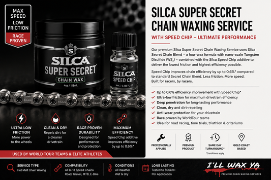 SILCA Secret Chain Blend – Professional Chain Waxing Service